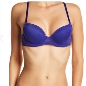 (NWT) Sam Edelman NAVY BLUE Mesh Balconette Bra